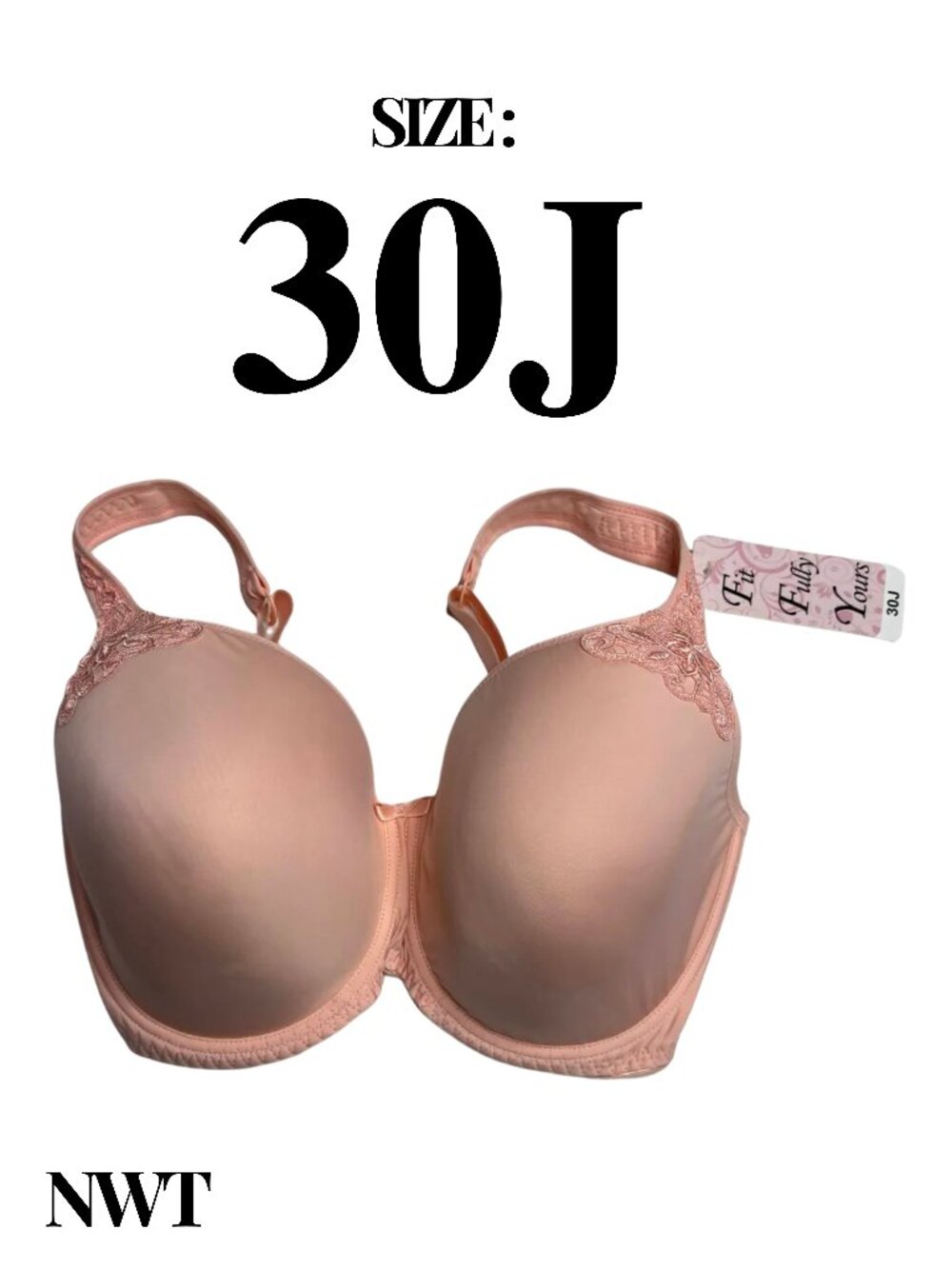 Fit Fully Yours Maxine Bra NWT — Size 30J